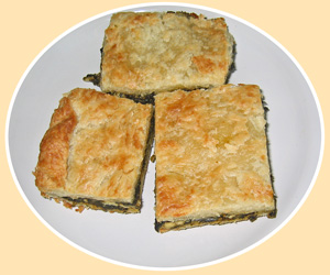 Sliced Spinach Pies